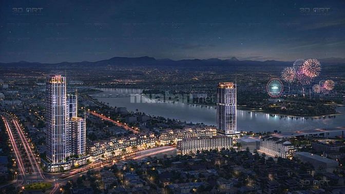 Gía ngoại giao căn hộ biển Đà Nẵng view đẹp 82m2 2PN full nội thất 