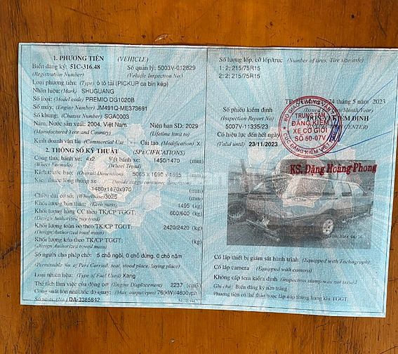 Bán xe bán tải đã qua sử dụng. Xem xe tại quận 12.