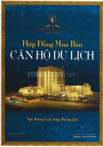 Cần bán căn hộ du lịch dịch vụ khách sạn 5 sao Imperial Vũng Tàu