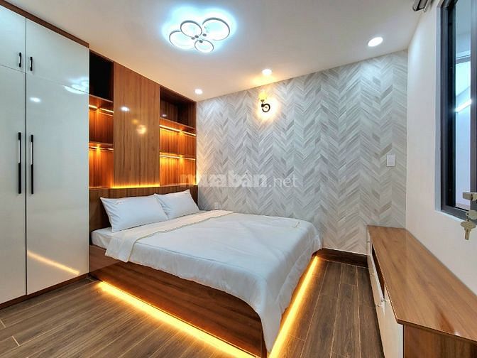 BÁN GẤP CẶP NHÀ MỚI ĐẸP 817/QUANG TRUNG 3 LẦU ST FULL NỘI THẤT HXH 5M