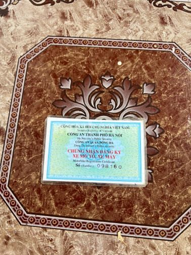 Xe NVX 155 phân khối, màu xanh đen, đời 2018, biển số Hà Nội