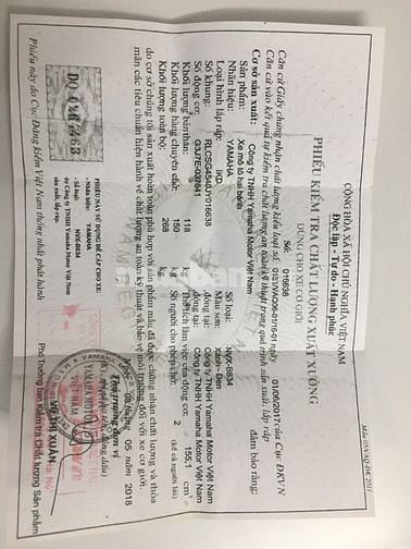 Xe NVX 155 phân khối, màu xanh đen, đời 2018, biển số Hà Nội