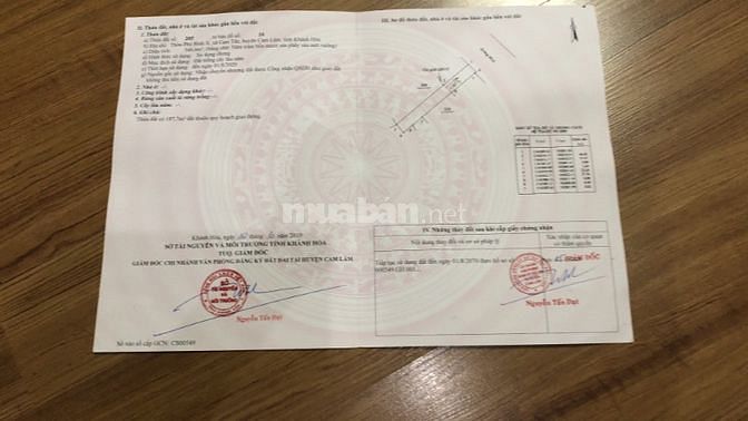 Chính chủ cần bán 15000m2 siêu rẻ tại Cam Lâm, Khánh Hoà