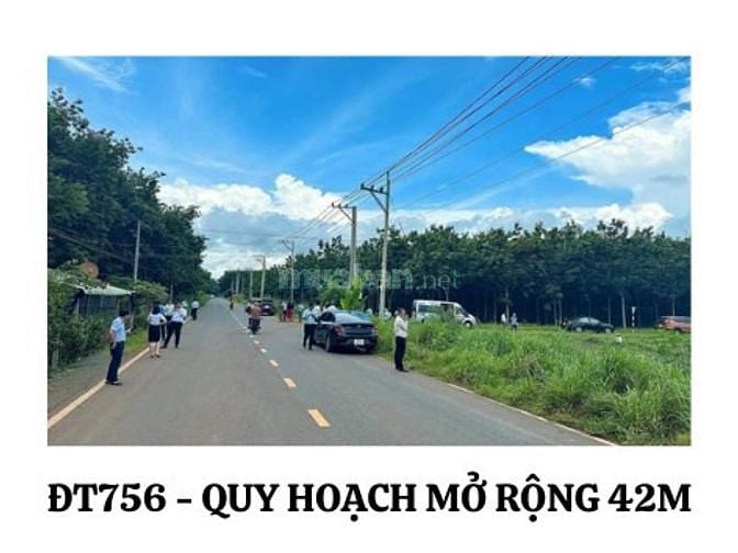 Đất mặt tiền ĐT756 giá 670triệu công chứng ngay