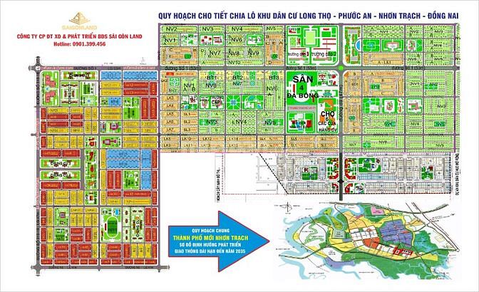 Bán đất dự án HUD, XDHN & Thành Hưng, huyện Nhơn Trạch, giá tốt