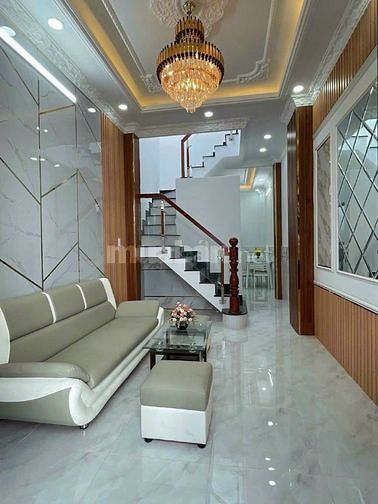 Bán nhà mới, full nội thất, đường Phạm Hữu Lầu, Nhà Bè