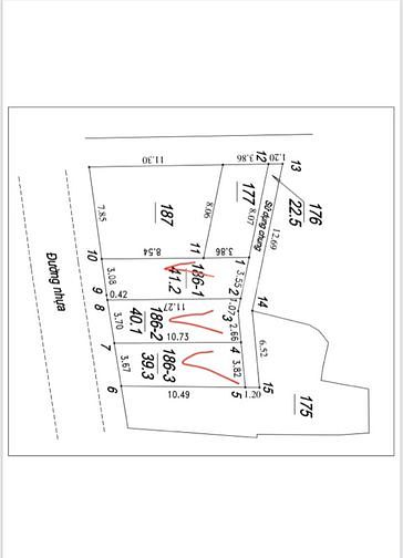 Bán từ 30 đến 120m đất mặt chợ mới tổ 12 cự khối