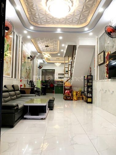 Nhà Phố, bán nhanh nhà hẻm xe hơi 6m, Huỳnh Tấn Phát, TT Nhà Bè