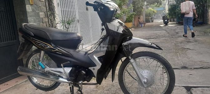 Wave 110 HQld, đen, máy êm, đề đèn còi xi nhan, có cavet xe