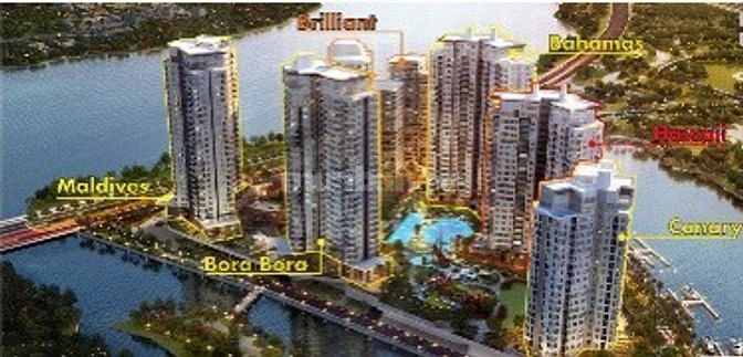 Cho thuê căn hộ cao cấp đảo Kim Cương Tầng 26 Tháp Bora BTTây  Q2