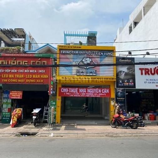 Cho thuê nhà mặt tiền đường Âu Cơ, Phường Tân Sơn Nhì, Quận Tân Phú
