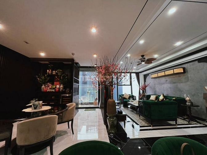 Cầnbán CHCC góc ĐN, cửa Tây SĐ 113,8m2:3PN,2VS ngoại giao đoàn, 55tr