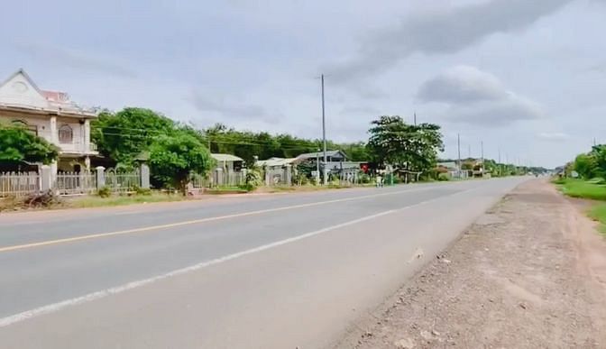 BÁN ĐẤT TẶNG NHÀ MÁI THÁI - MẶT TIỀN QL 14 - NHA BÍCH CHƠN THÀNH