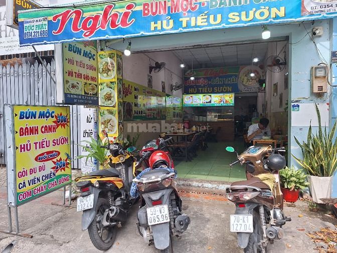 Sang quán Bún Bún Mộc Đường số 18, P.8 Gò Vấp.Giá thuê 7.5 triệu/tháng