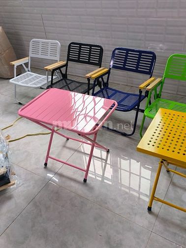 Xưởng sản xuất bàn ghế cà phê quán nhậu. Quán ăn.v.v