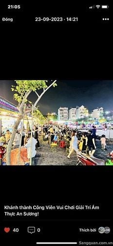Cần Sang hoặc cho thuê Mặt Bằng KIOS Khu Công Viên An Sương