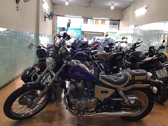 REBEL 250,HONDA NHÂT,ĐK 1993,HQCN,ZIN 100%.BH 2 NĂM.BAO SANG TÊN,RHSG