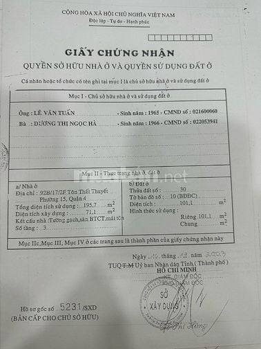 Bán nhà hẻm 92B Tôn Thất Thuyết, 12P full nội thất đang kinh doanh