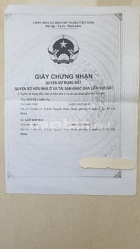 Nhà Bán Mặt Tiền Đường Số 49 - Xe 2 Chiều- Khu Sầm uất- Quận Bình Tân