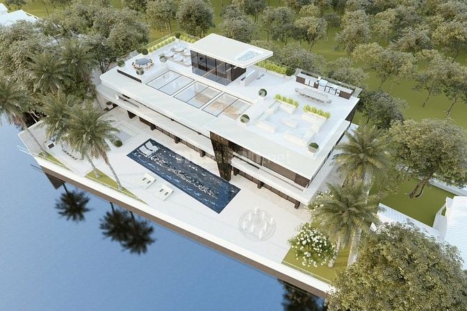 320 tỷ, 1000 m2, Bán Villa siêu đẹp Thảo Điền bờ sông, TP.Thủ Đức