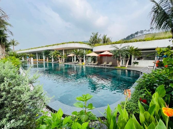 Chính chủ bán villa 3PN có bể bơi 4 mùa, phòng xông hơi tại Flamingo