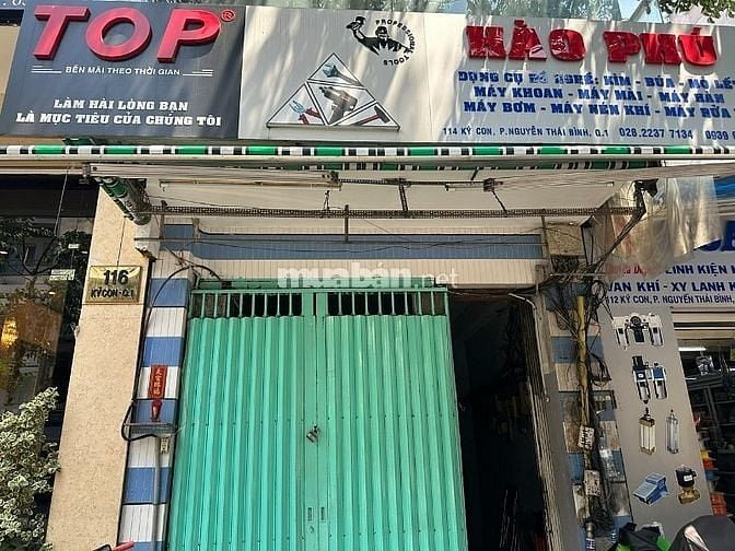 Cho thuê mặt bằng Quận 1, mặt tiền Ký Con, ngang 3x9m trệt có gác lửng