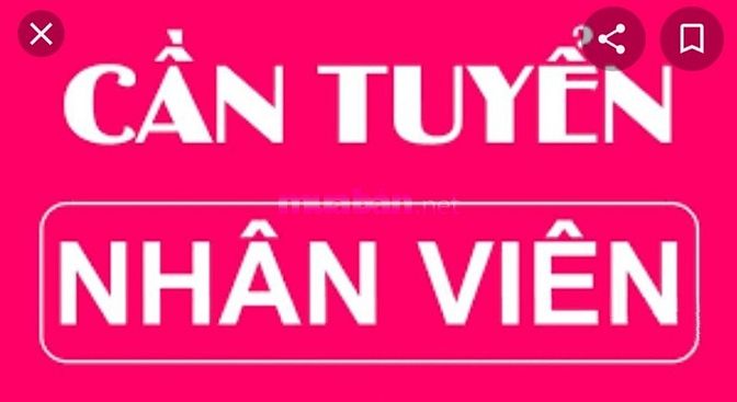 Cửa Hàng Cần tuyển Gấp 3 NV Nam Nữ - làm việc ngay