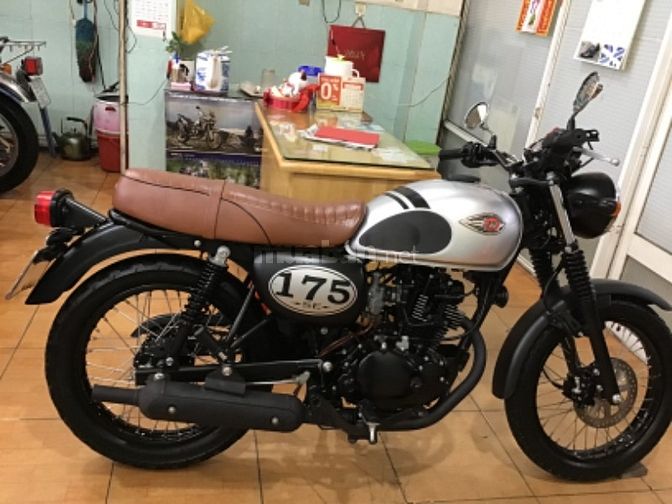 KAWASAKI W175cc,CHÍNH HÃNG,SX 2018,ZIN 100%.BH 2 NĂM.BAO SANG.TÊN RHSG