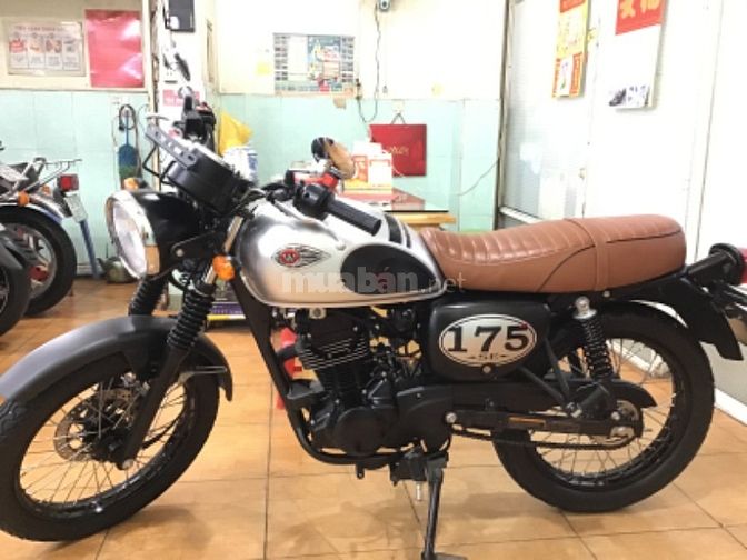 KAWASAKI W175cc,CHÍNH HÃNG,SX 2018,ZIN 100%.BH 2 NĂM.BAO SANG.TÊN RHSG