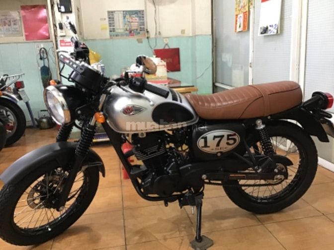 KAWASAKI W175cc,CHÍNH HÃNG,SX 2018,ZIN 100%.BH 2 NĂM.BAO SANG.TÊN RHSG