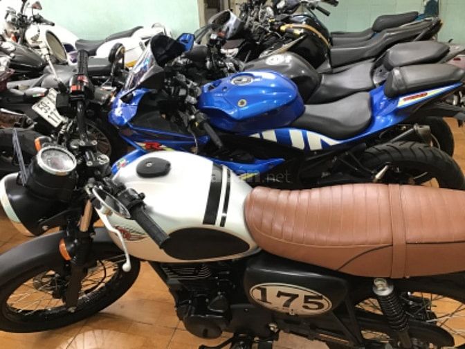 KAWASAKI W175cc,CHÍNH HÃNG,SX 2018,ZIN 100%.BH 2 NĂM.BAO SANG.TÊN RHSG