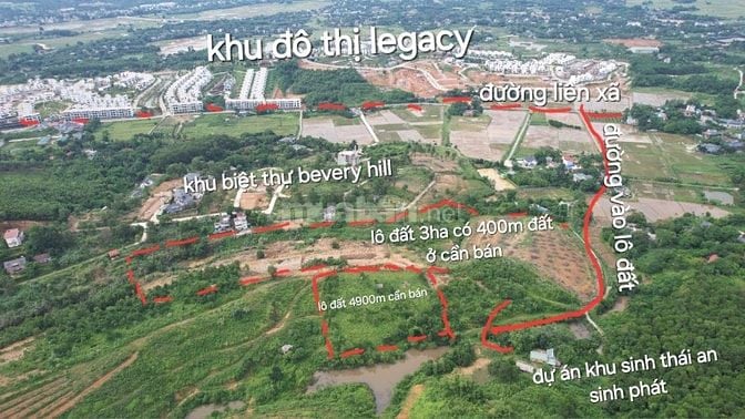 cần bán gấp 3ha đất thổ cư gần khu đô thị legacy hill