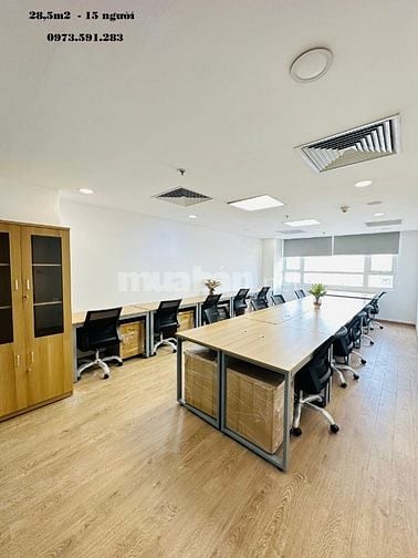  Văn phòng trọn gói 10m2 - 30m2 tại Tòa 72 Trần Đăng Ninh, Cầu Giấy