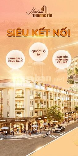 HIM LAM THƯỜNG TÍN-Shophouse 5 tầng 2 mặt tiền  kiến trúc tân cổ điển 