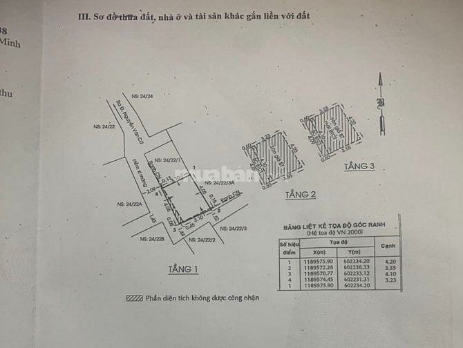 Cần bán nhà chính chủ, 3x4=12m2, Giá 3,1tỷ, 24/22/1 Nguyễn Văn Cừ