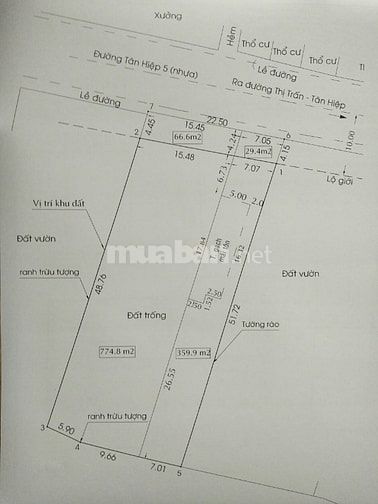 Đất thổ cư cần bán gấp, khu đang phát triển nhanh