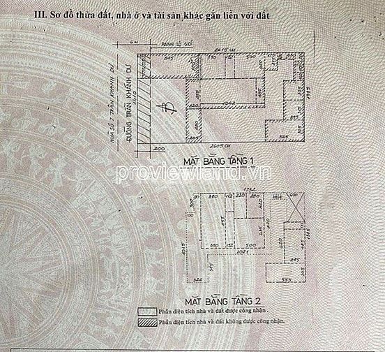 Bán nhà Quận 1, Đường Trần Khánh Dư, 14x30m đất, 2 tầng, sổ hồng