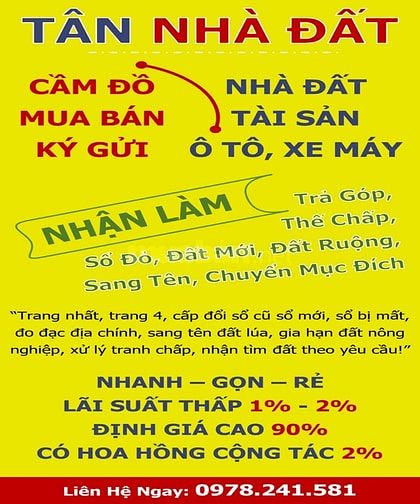 Tư Vấn Cầm Đồ Cầm Cố Tài Sản Nhà Đất, Sổ Đỏ Sổ Hồng, Ô Tô Xe Máy Nhanh