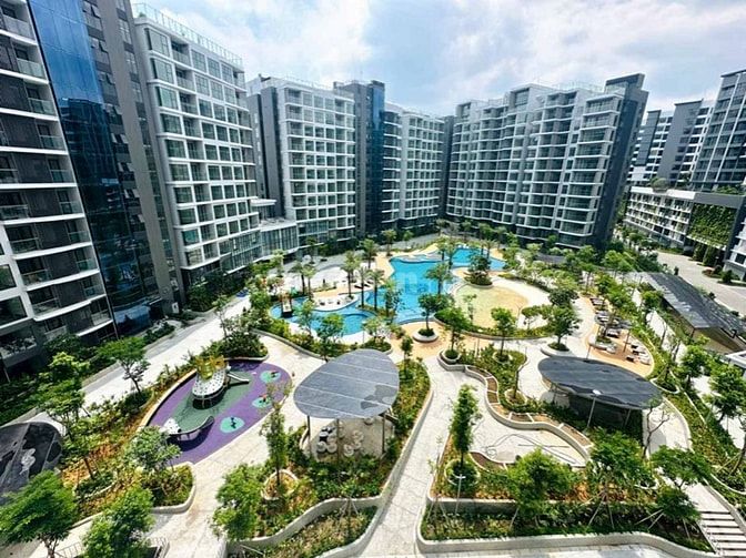 Bán 2PN, 85m2, Diamond Alnata Plus, giá 5.3tỷ, có ô xe, view biển