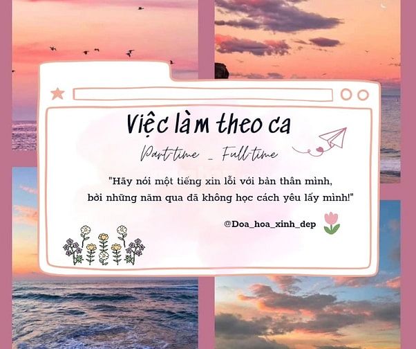 CÔNG VIỆC PHỤ BÁN MỸ PHẨM THEO CA TẠI TÂN PHÚ