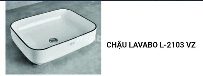 CHẬU LAVABOL 2103 VZ Nhập Khẩu Hàn Quốc 2.820 INBOX nagy chỉ còn 1.974