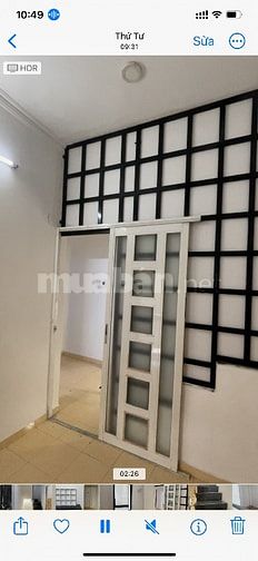 Cho thuê nhà 174/4 Bình Thới hẻm rộng cách đường 20m