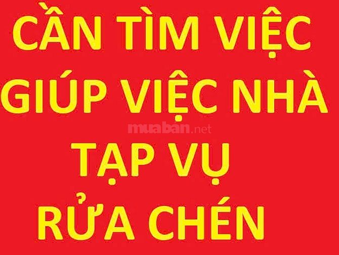 Nhiều năm kinh nghiệm, Tìm việc làm  tạp vụ văn phòng, giúp việc