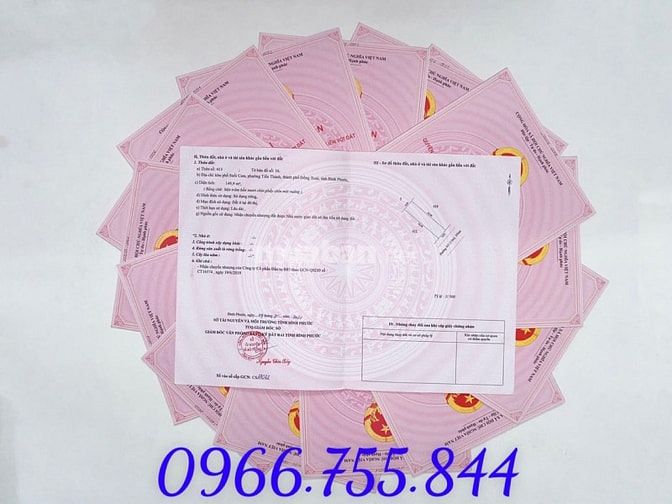 Thanh lý 10 lô đất trung tâm thành phố Đồng Xoài giá sốc 850 triệu/lô