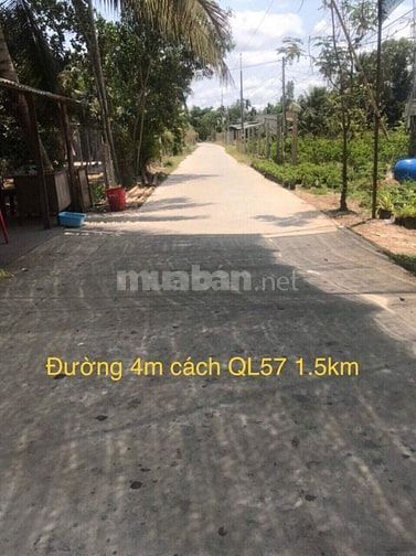 Bán đất Vĩnh Hoà, chợ Lách, 6 công, giá rẻ 3.6 tỷ, đường chính