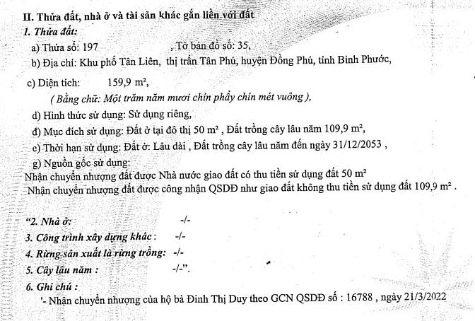 THÔNG BÁO BÁN ĐẤU GIÁ TÀI SẢN NGÂN HÀNG VIB_TÂN LIÊN, BÌNH PHƯỚC_L2