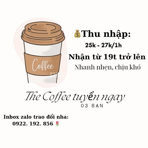 TUYỂN THÊM 03 BẠN PHỤ BÁN HÀNG ！ 