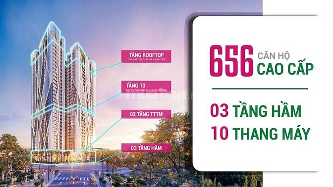 Bỏ vốn 600tr, Ký ngay HĐMB, CK 7% Tặng gói nội thất 80tr.