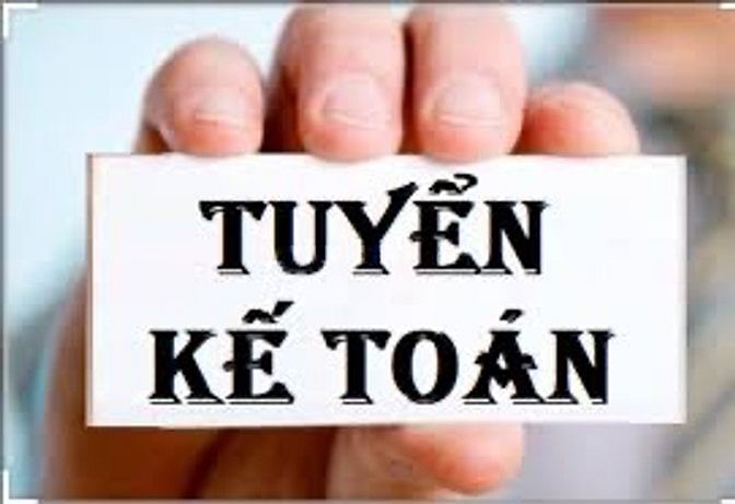 HÓC MÔN ĐANG CẦN TUYỂN 02 KẾ TOÁN,ĐI LÀM NGAY KO CẦN KINH NGHIỆM