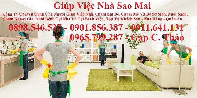 DỊCH VỤ CUNG ỨNG NGƯỜI GIÚP VIỆC NHÀ, NUÔI BỆNH, CHĂM BÉ LONG THÀNH